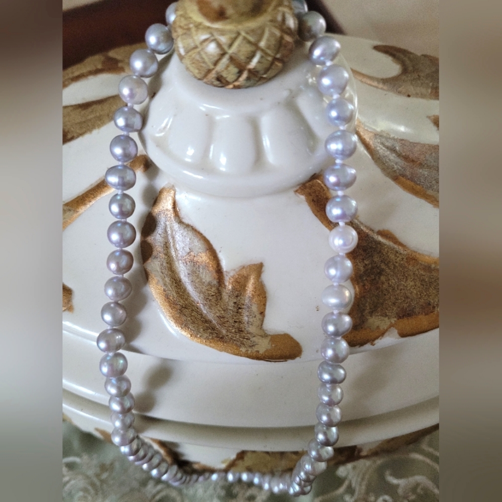 COPY - Effy Grey 18" Freshwater Pearl Necklace